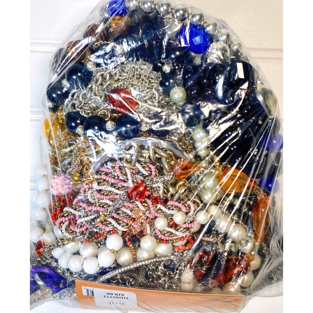 Jewelry Lot Costume Jewelry All Wearable Mixed Necklaces Bracelets 40+ Pieces